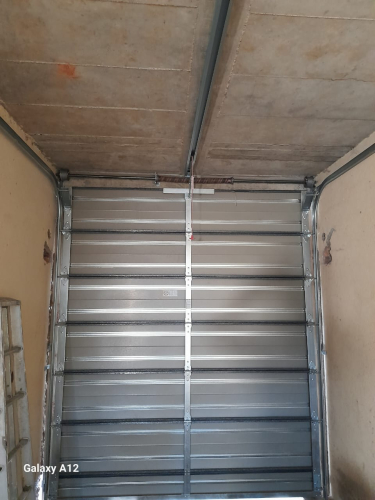 inside garage, roller shutter door